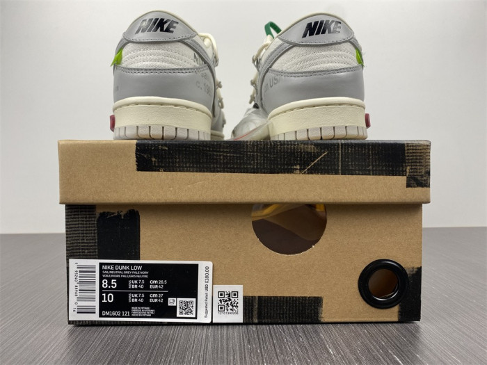 nike dunk low of lot 25 - dm1602-121