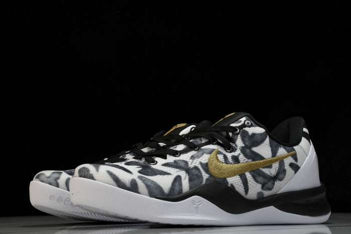nike kobe 8 protro white metallic gold fv6325-100
