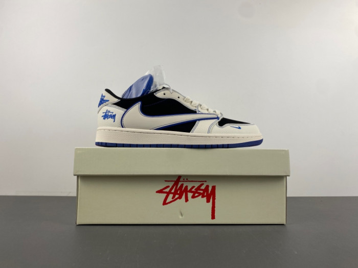 Fragment x Travis Scott x Supreme Air Jordan 1 Low SJ2068-127