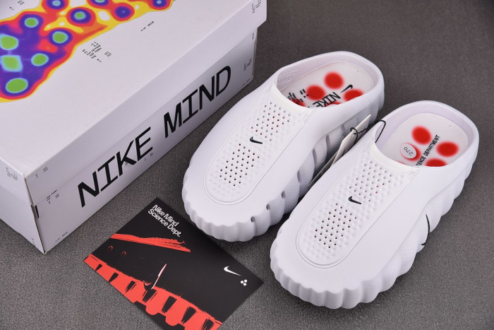 Nike Mind 001 Slide White Speed Red - HQ4307-101