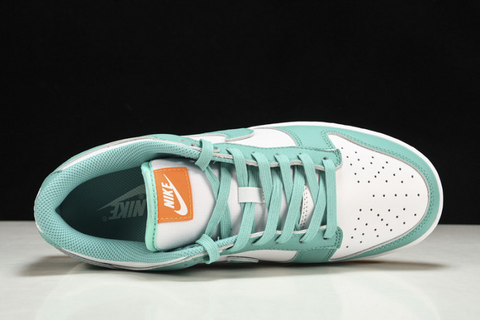 nike dunk low white turquoise (w) - dv2190-100