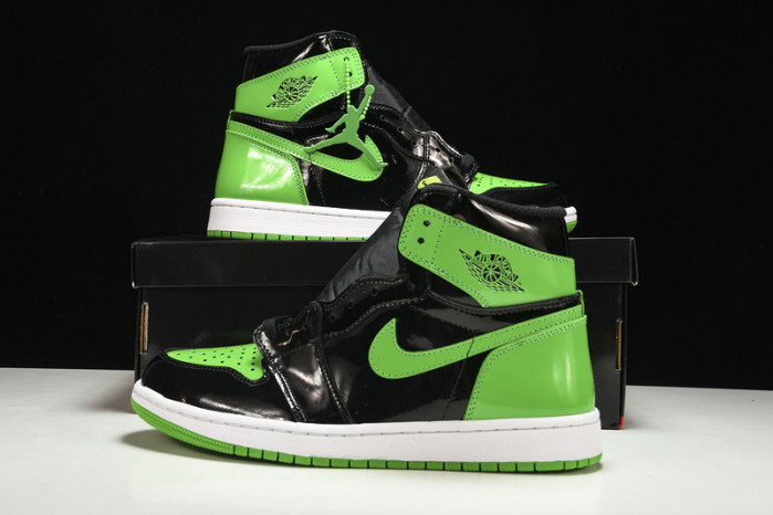 air jordan 1 high og patent pine green 555088-065