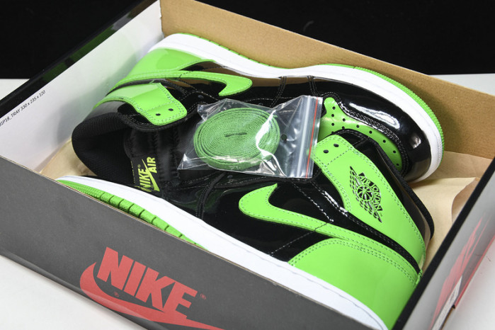 air jordan 1 high og patent pine green 555088-065