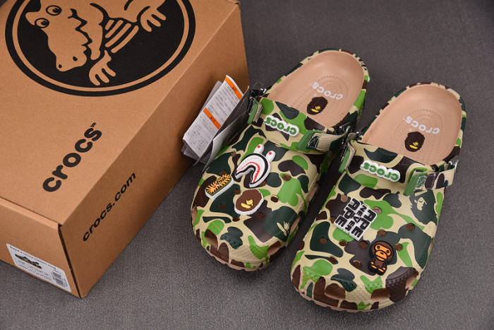 Crocs Classic Clog A Bathing Ape ABC COPSHOE BP-223