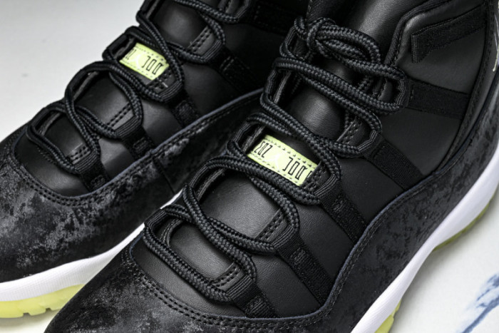 Jordan 11 Retro Black Barely Volt - IB1378-001