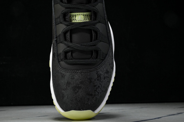 Jordan 11 Retro Black Barely Volt - IB1378-001
