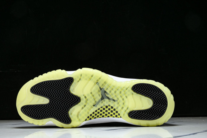 Jordan 11 Retro Black Barely Volt - IB1378-001