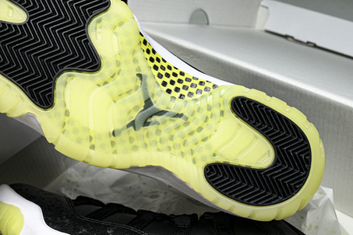 Jordan 11 Retro Black Barely Volt - IB1378-001