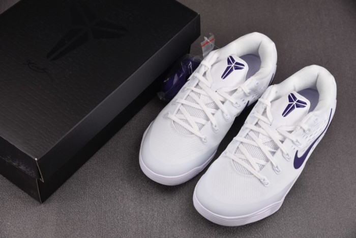 Kobe 9 Elite Low EM Protro White Court Purple IH1401-100