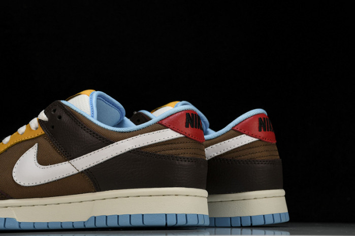 nike dunk low medium brown 314142-203