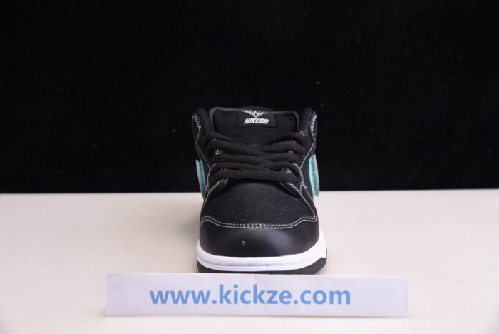 nike sb dunk lof diamond supply co black diamond bv1310-001