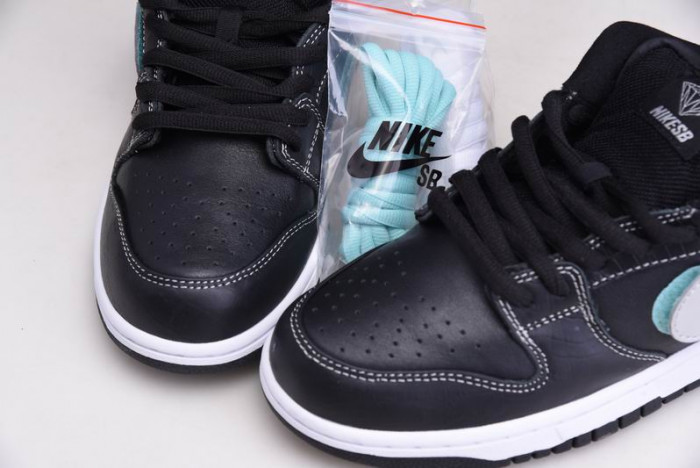 nike sb dunk lof diamond supply co black diamond bv1310-001