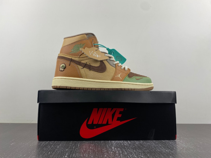 zion williamson x air jordan 1 high top dz7292-101