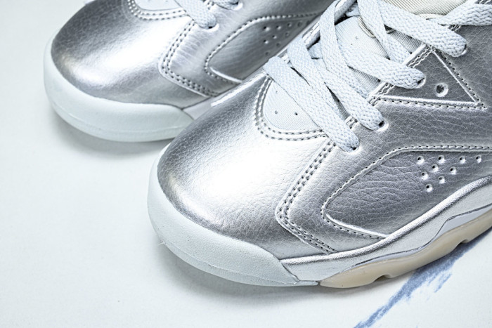 Jordan 6 Retro PSG Paris Saint-Germain Silver -IQ5135-001