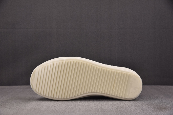 r1ck 0wens sneakers copshpe or-low top37 drkshdw black （denim fabric）