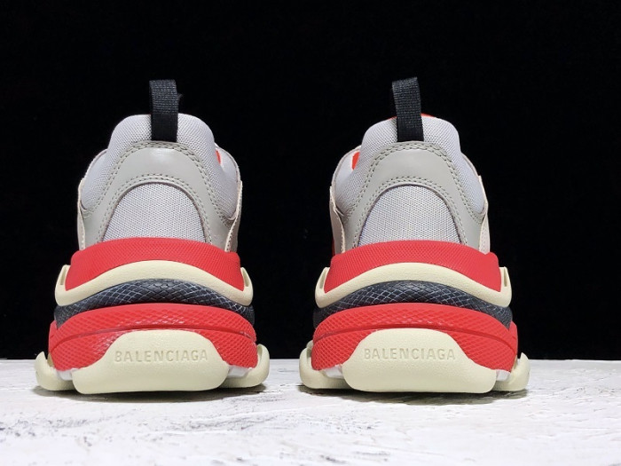 bl triple s trainers clear sole grey glof white 541624 w09oh 1009