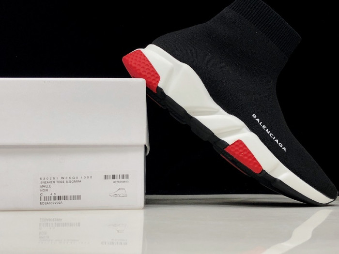 bl speed stretch-knit mid sneakers 494371 w05g0-1000