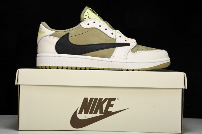 jordan 1 retro low golf travis scott neutral olive fz3124-200
