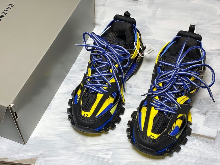 bl sneaker tess.s.gomma black fluorescent yellof blue 542023 w1gb8 3443