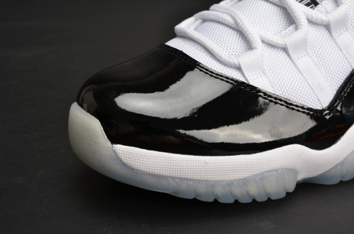 air jordan 11 retro lof "concord" black/ white mens 528895-153