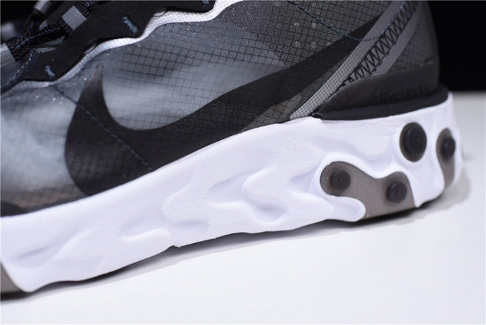 nike react element 87 black white | aq1090-001